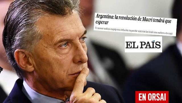 En España se mofan de Macri y hablan de una “inflación imparable”