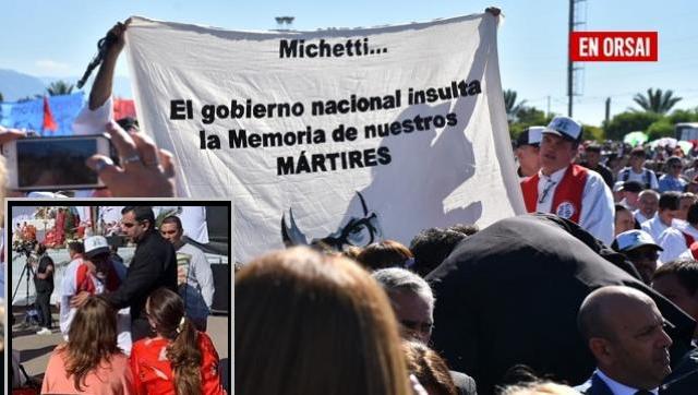 La Vice Presidenta Michetti fue a provocar a un acto religioso