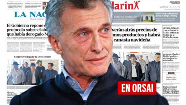 No es joda: ahora La nación y Clarín cuestionan a Macri