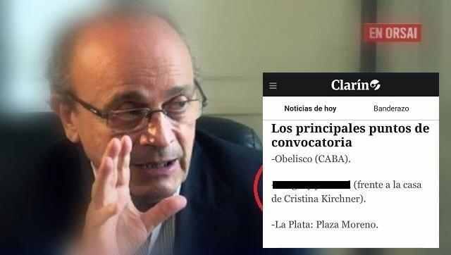 Moreau: “Clarín conduce esta campaña de desestabilización, es una provocación, están buscando la violencia”