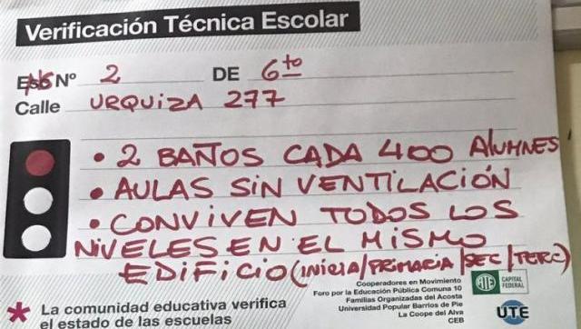 Los padres son amenazados de perder la vacante de sus hijos si no asisten a clase