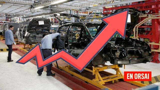 La producción de la industria automotriz registró una suba interanual de 48,5%