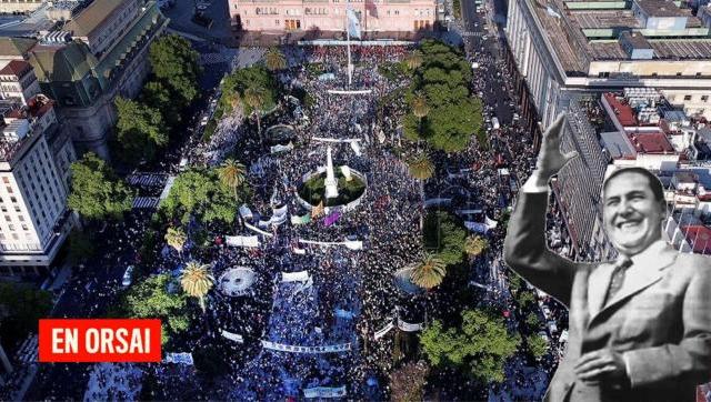 Militantes y organizaciones sociales colmaron Plaza de Mayo por el Día de la Lealtad