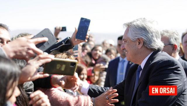 Alberto recorrió el proyecto minero de litio Tres Quebradas en Catamarca