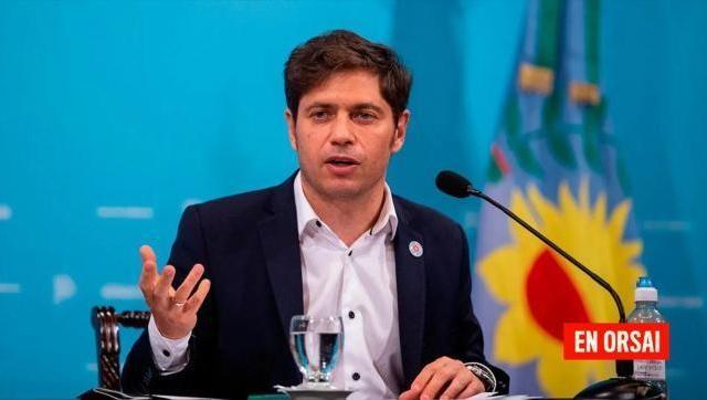 El gobernador bonaerense, Axel Kicillof