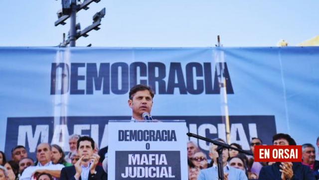 Kicillof señaló a la derecha de manipular al poder judicial para frenar la voluntad popular