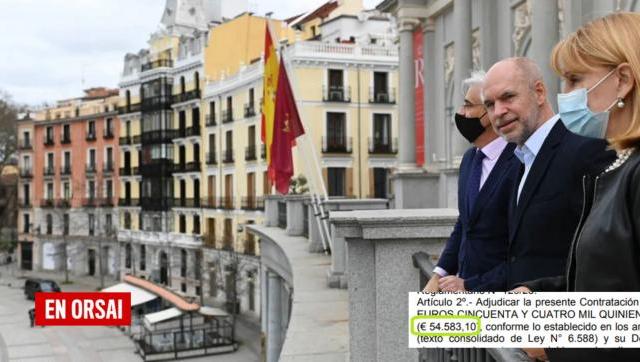 Larreta subsidia a restaurantes madrileños con el bolsillo de los porteños