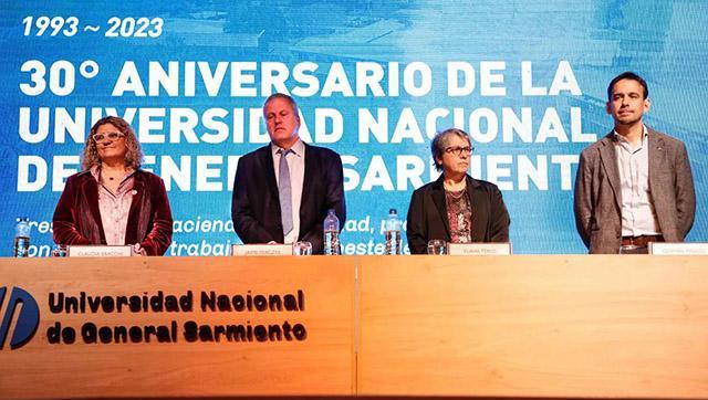 30 años de la UNGS: “Hoy estudian más de 15 mil personas, tiembla el ideal de un sistema universitario pequeño, restrictivo y selectivo”