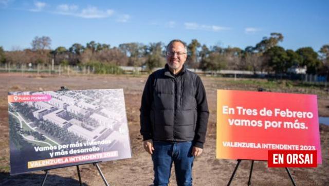 Intendente de Juntos por el Cambio hace campaña con obras financiadas por el gobierno nacional