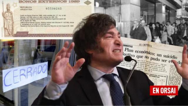 Milei aseguró la dolarización de la economía en su eventual presidencia ¿Se viene otro Plan Bonex?