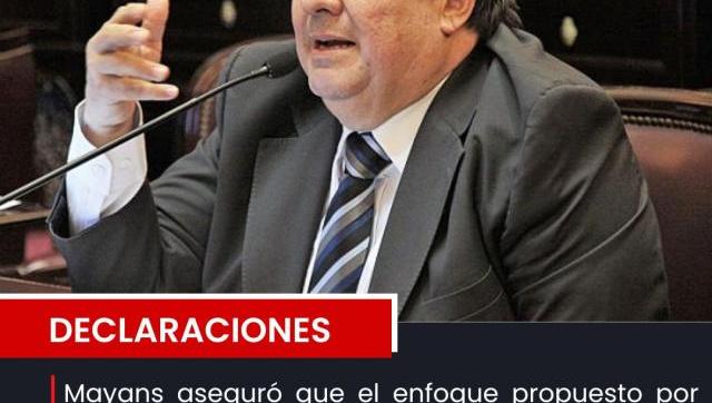 Mayans aseguró que el enfoque propuesto por Milei profundizaría las políticas implementadas durante el gobierno de Macri