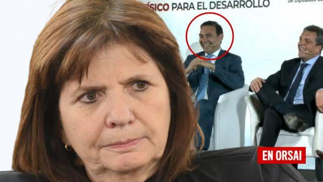 Bullrich enojada con el gobernador Valdes: “Te vi riéndote mucho con Massa”