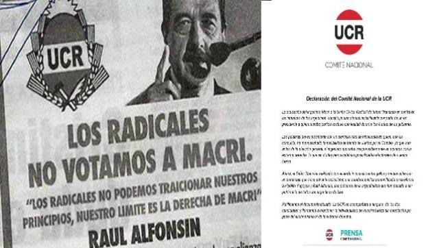 El Comité Nacional de la UCR calificó como 