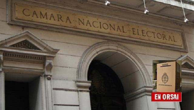 Cámara Nacional Electoral: 