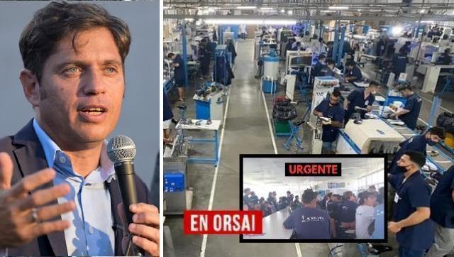 Axel Kicillof intervino para frenar los despidos de un centenar de trabajadores en una fábrica