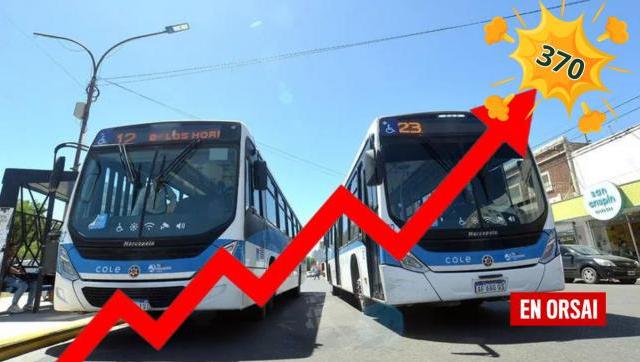 En Neuquén el boleto del colectivo llegó a los 370 pesos