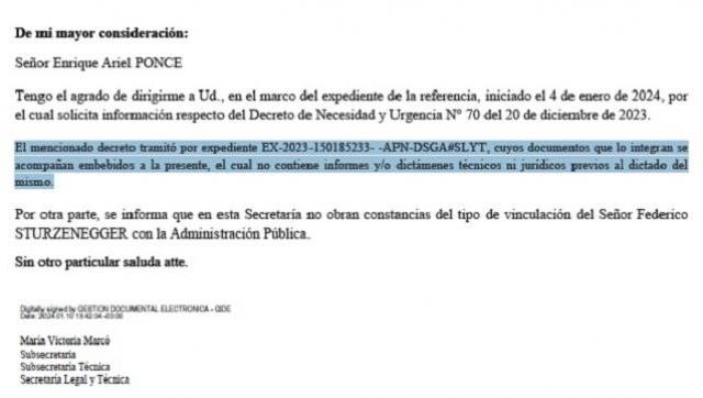 El Poder Ejecutivo Nacional reconoce que el DNU Tiránico fue redactado por las Corporaciones