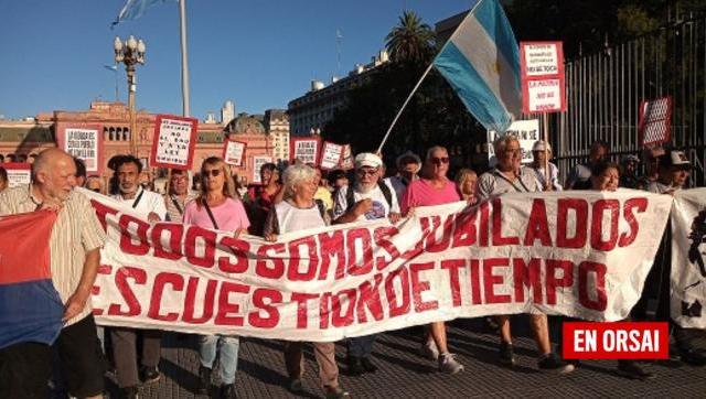 Para Javier Milei los jubilados 