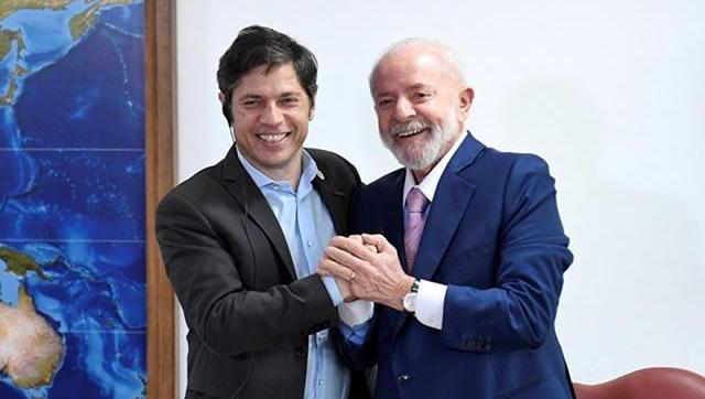 Kicillof visitó Brasil y se reunió Lula da Silva