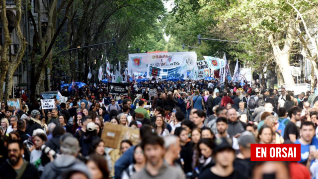 Un millón de personas tomaron las calles para decirle NO al veto de Milei a la Ley de Financiamiento Universitario